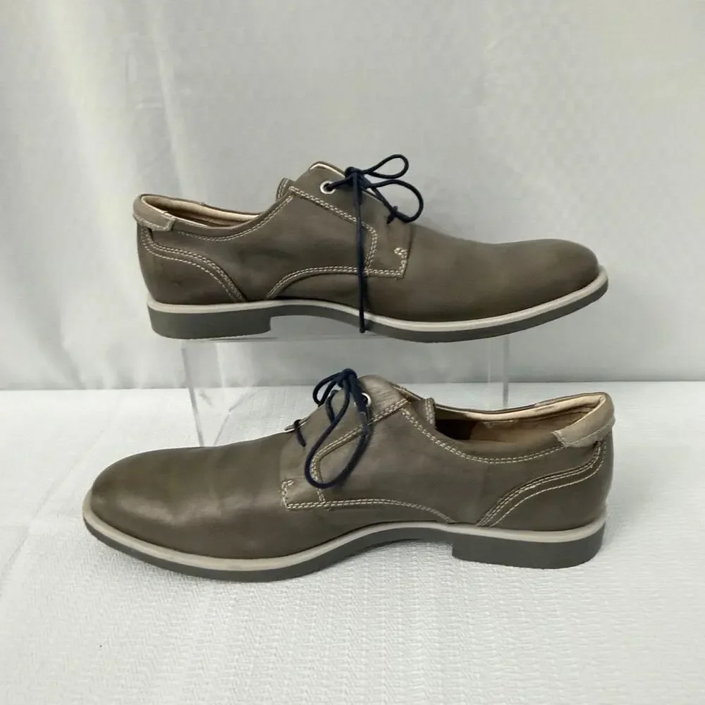 Pikolinos Shoes Mens Size 12 Gray Leather Oxford Lace Up Casual 46
